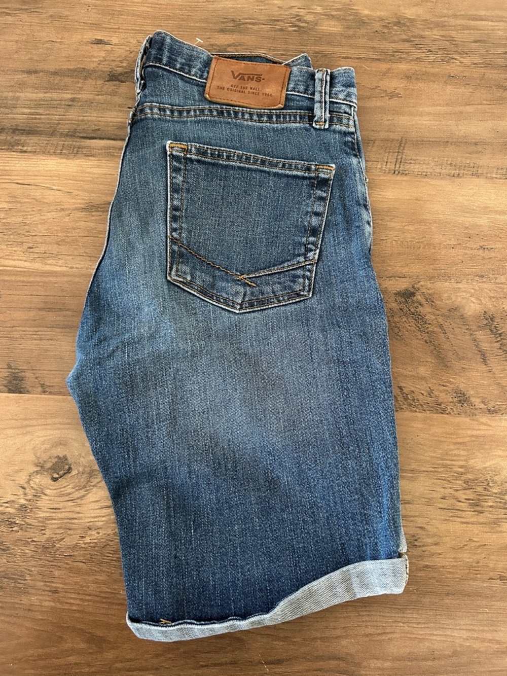 Vans Blue Denim Jeans short